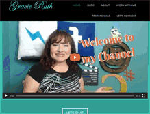 Tablet Screenshot of gracieruth.com